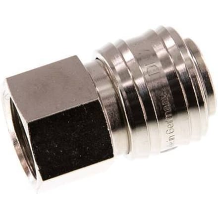 Vernikkeld Messing DN 7.2 (Euro) Luchtkoppeling Snelkoppeling G 1/2 inch Binnendraad