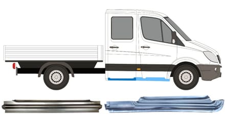 Reparatiepaneel set voor Mercedes Sprinter 2006-2018 / Rechts