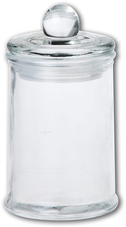 Orion - Glazen Kruidenpot - 140 ml - Luchtdichte Deksel - Transparant