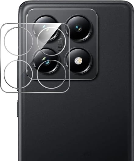 Camera Protector voor Xiaomi 14T - 2 stuks van glas Transparante glazen