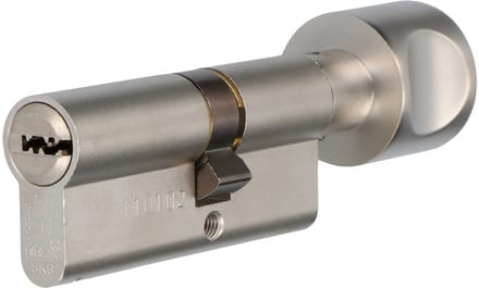 S2 veiligheidscilinder F6 K45/55 SKG 2, knopcilinder (verschillend sluitend)