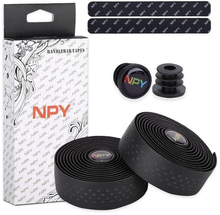 Cloudy - Stuurtape - Stuurlint - Antislip - PU+eva - Lengte: 200cm x 3cm x 3mm - Zwart
