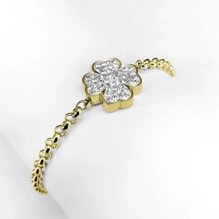 Damesklaverarmband met stenen Ponytail & Co