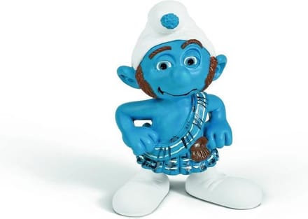Schleich McSmurf - Schotse smurf - Speelfiguurtje - in kilt - 20732