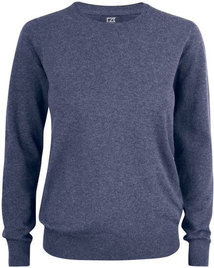 Cutter & Buck Oakville Crewneck Dames 355417 - Navy Melange - S