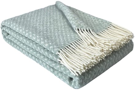 WOOOL Plaid - NORD (Lichtgroen) - 140x200cm - 100% Wol - 350gm/2