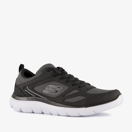 Skechers Summits South Rim heren sneakers zwart wit