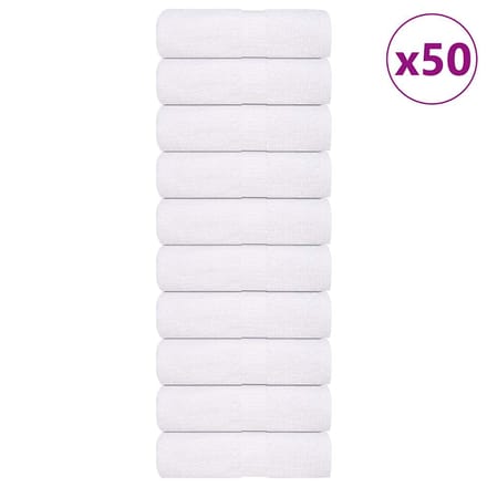 vidaXL - Washandjes - FROGN - 50 - st - 30x30 - cm - 360 - g/m² - wit