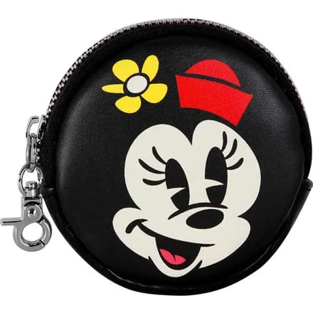 Karactermania - Disney - Minnie Mouse Chibi - Cookie Portemonnee Heren Dames - Geldbeugel - Zwart