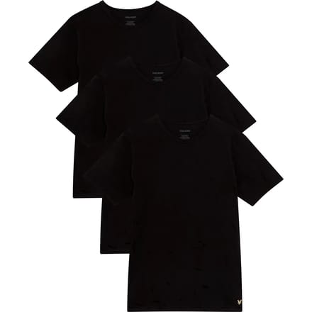 Lyle & Scott Basic 3 pack t-shirt - jet black