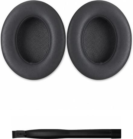 Set Oorkussens voor Beats Koptelefoon - Studio 2 / Studio 3 Oorkussen - Studio Wired / Studio Wireless / Studio 2 / Studio 3 Wireless - Kunstleer met Traagschuim - Zwart