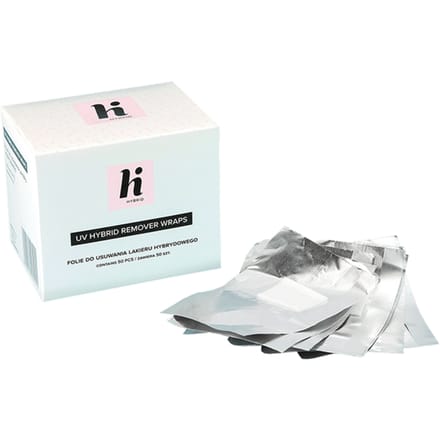 Hi Hybrid UV Gel Polish Remover Wraps 50 st