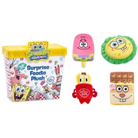 Spongebob surprise foodie pluche 4 assorti