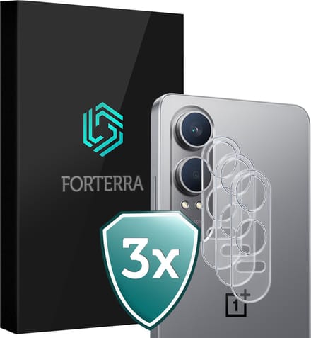 Camera Lens Protector 3 Stuks - Geschikt voor OnePlus Nord CE 4 Lite - Camera Screenprotector Beschermglas - Gehard Glas - Tempered Glass - Screen Protector