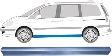 Reparatie dorpel voor Peugeot 807 2002-2014 / Links