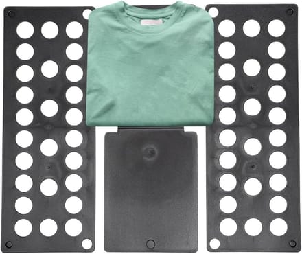 Kleding Vouwbord - Vouw Hulp - Was Sorteren - Aanpasbaar Ontwerp - 40x48 cm - Zwart