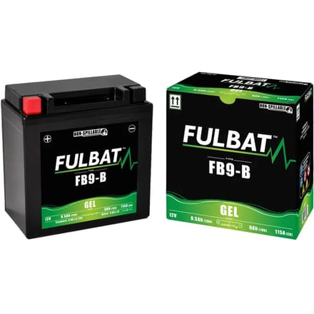 Fulbat Accu Fulbat YB9-B Gel 12V 9Ah onderhoudsvrij