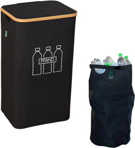 Statiegeld Container - Container - Vuilnisbak -Zwart
