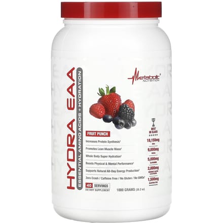 Hydra Eaa, Saveur Fruit Punch, 1 000G(35.2 oz)