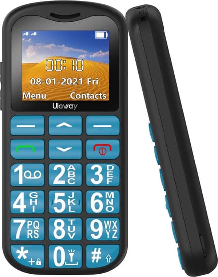 Senioren Mobiele Telefoon 4g - Senioren GSM -Zwart