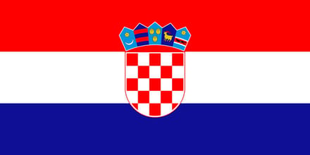 Vlag Kroatie 300x450cm