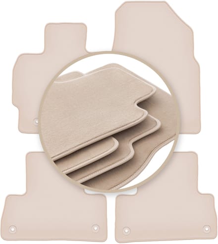PREMIUM beige vloermatten voor: Mazda CX-7 SUV 2009-2012