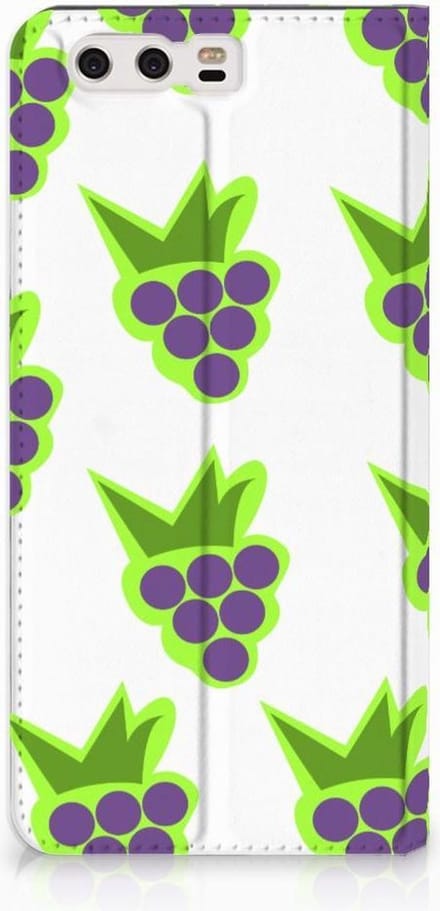 Huawei P10 Plus Flip Style Cover Druiven