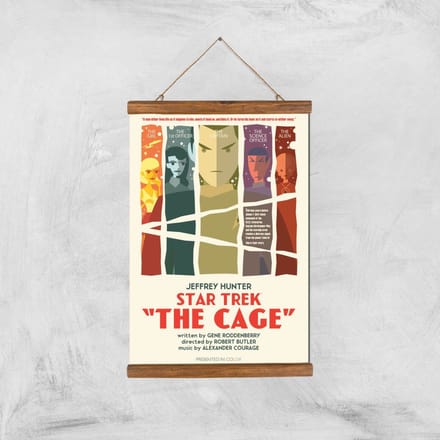 The Cage Giclee - A3 - Wooden Hanger