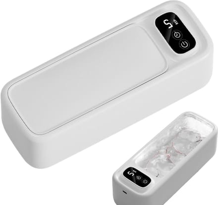 Ultrasone Reiniger - Schoonmaakapparaat - Sieraden Poetsen - Digitale Timer - 22 cm - Wit