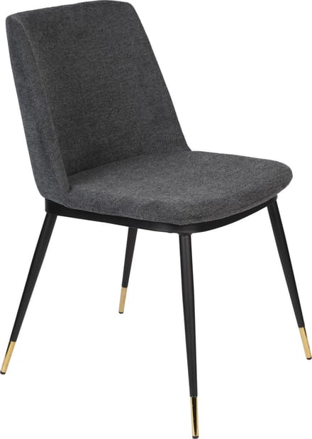 ANLI STYLE CHAIR LIONEL DARK GREY
