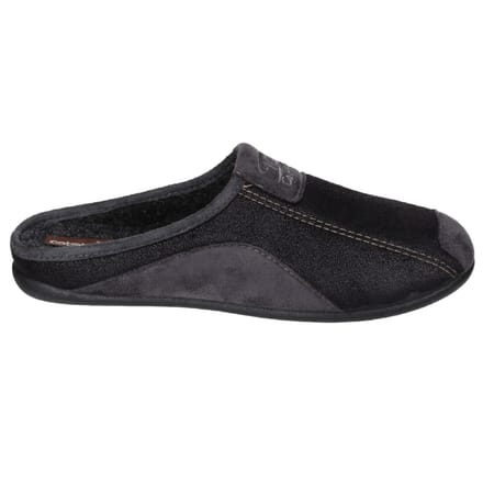 Cotswold Heren Westwell Slip On Mule Slippers (Zwart)