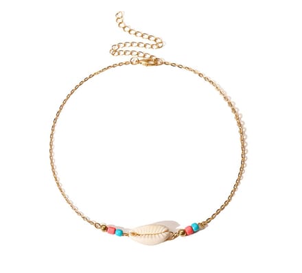 Jomide Choker Boho Summer - Schelp - Goudkleurig