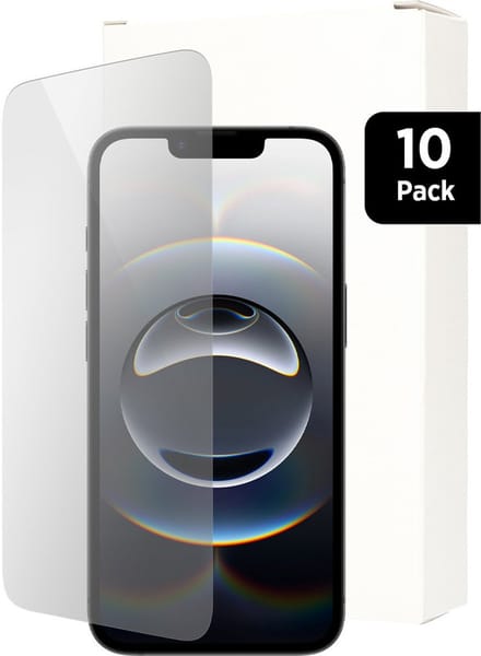 Mobiparts Screenprotector geschikt voor Apple iPhone 13 Apple iPhone 13 Pro Apple iPhone 14 Apple iPhone 16e Apple iPhone 17e - Gehard Glas - Anti-bacterieel -