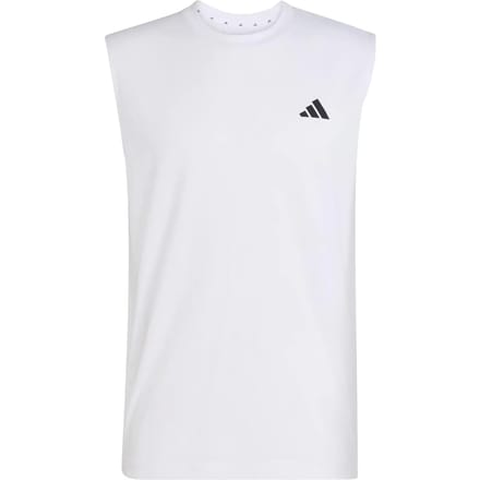 Adidas Performance Workout Essentials Feelready Mouwloos T-Shirt - Heren - Wit