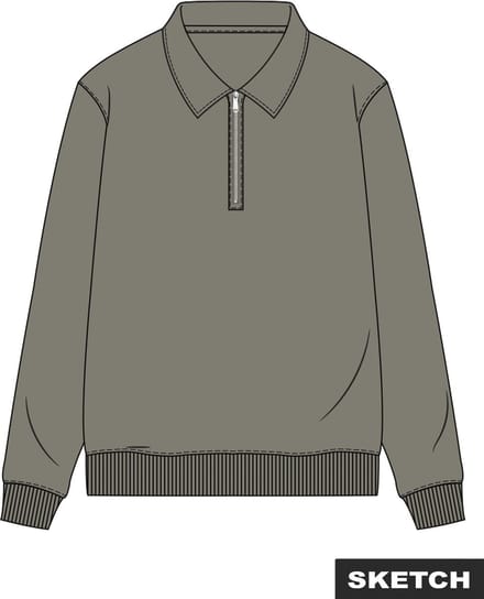 JACK&JONES - JJBRADLEY SWEAT ZIP POLO - Heren - Sweaters