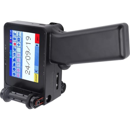 Draagbare Inkjet Printer Pistool Klein Draagbaar met HD LED 4.3in Touchscreen N6 Zonder Cartridge gray