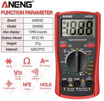 Multimeter met Stevige behuizing