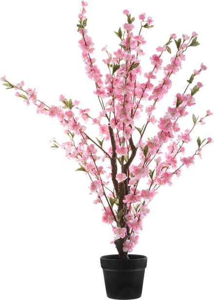 Atmosphera Kunstplant kersenboom met bijpassende pot - 60x60x100cm - Multi