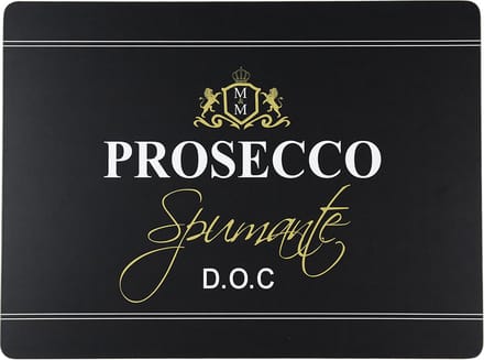 placemat wijn prosecco zwart 30x40cm (4)
