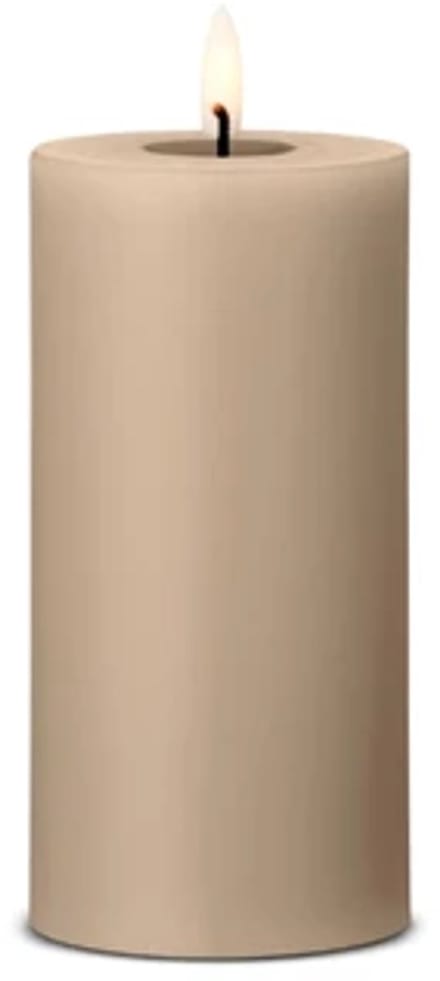 Ester & Erik Led Pillar kaars H15cm nougat note