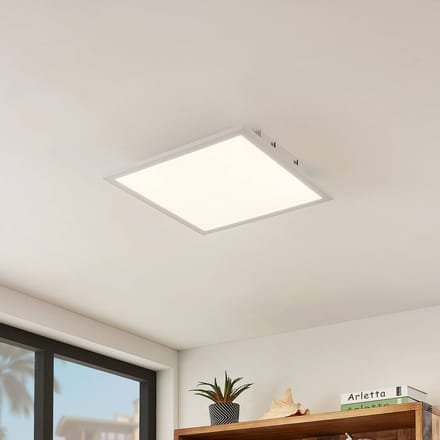 Lindby LED paneel Quais, 40 x 40 cm, wit, aluminium, 4.000K