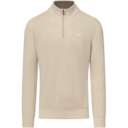 State Of Art Half Zip Trui Ecru - Maat 3XL - Heren - Pullovers