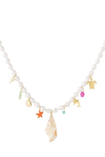 Strandbedels ketting- wit