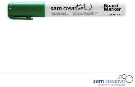Sam Creative Whiteboard Glassboard Stiften - Metallic - Ronde punt - Groen - 1 stuks