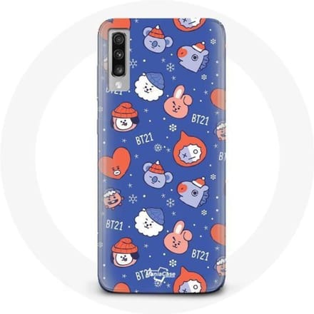 Coque pour Samsung Galaxy A50 BTS Bangtan Sonyeondan BT21 Noël 2023