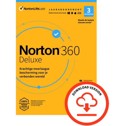 Norton 360 Deluxe - 1 Jaar