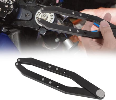 Verstelbare Sleutel - Pin Spanner - Vorkdoppen Verwijderen - 7 Inch Arm - 3/4/5mm - Zwart