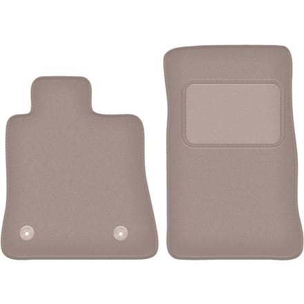Beige velours vloermatten voor: Chevrolet Camaro VI coupé (2015-2020)