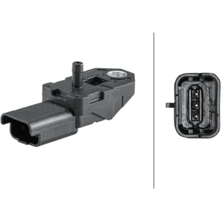 Sensor, inlaatspruitstukdruk HELLA 6PP358 152-341