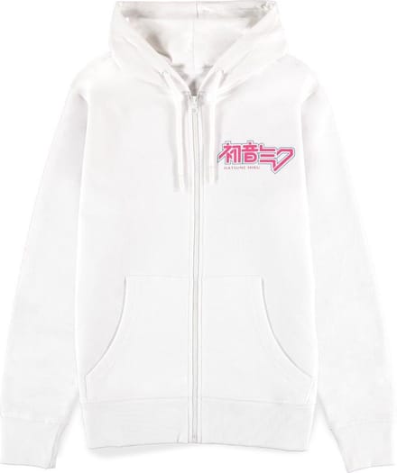Hatsune Miku - Hatsune Miku Vest met capuchon - L - Wit